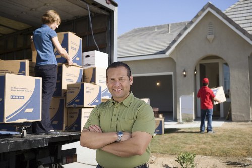 Packing boxes and moving supplies for a home move in Hadley Wood