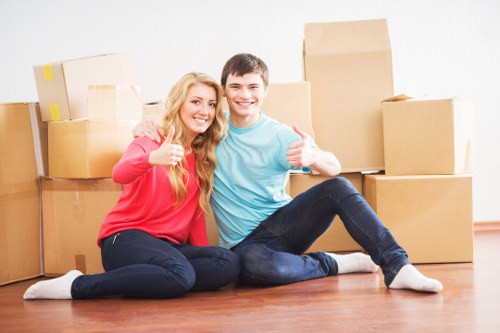 Local commercial removal support for office items and equipment