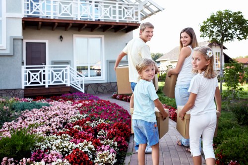 Careful furniture handling for a family home move in Hadley Wood